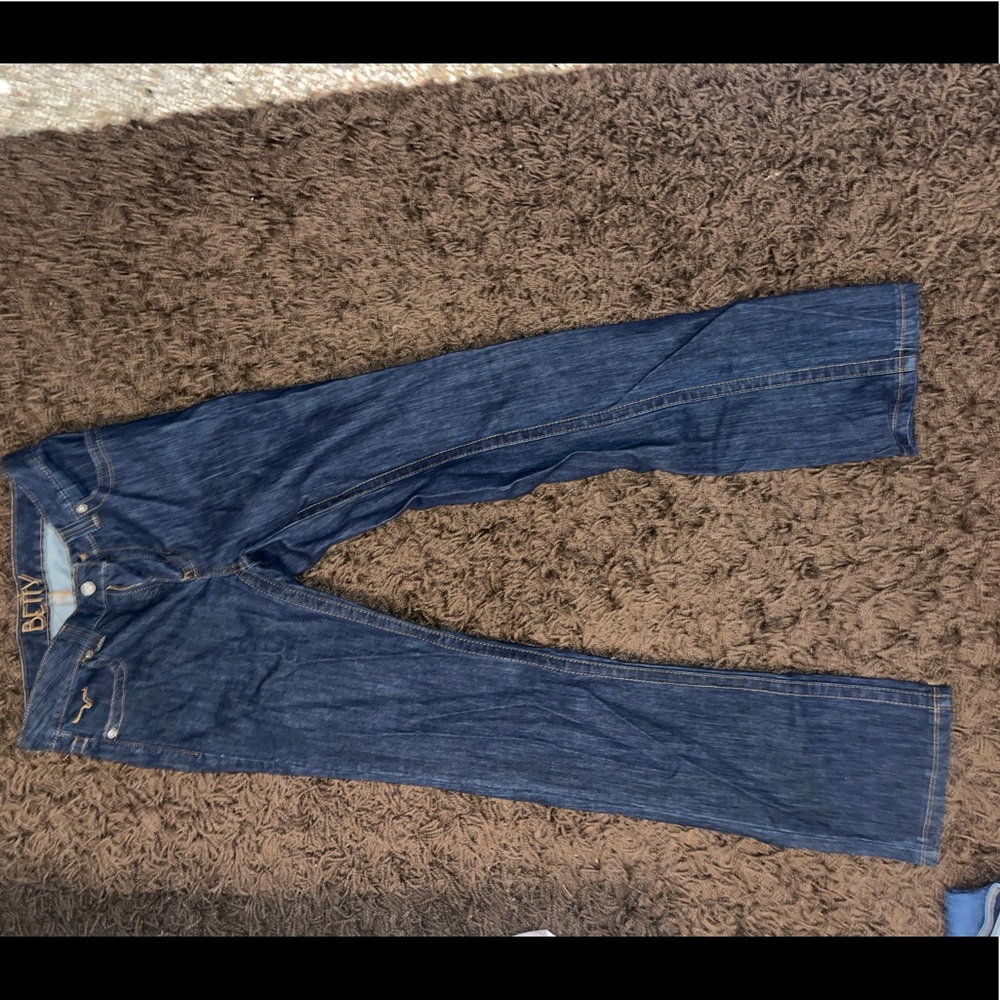 Dark wash Betty Kim ranch jeans size 6/32